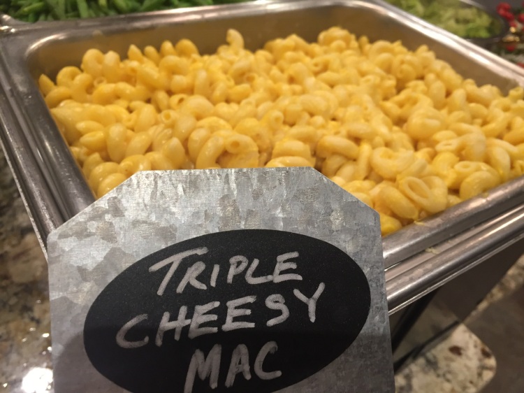 Triple Cheesy Mac Display